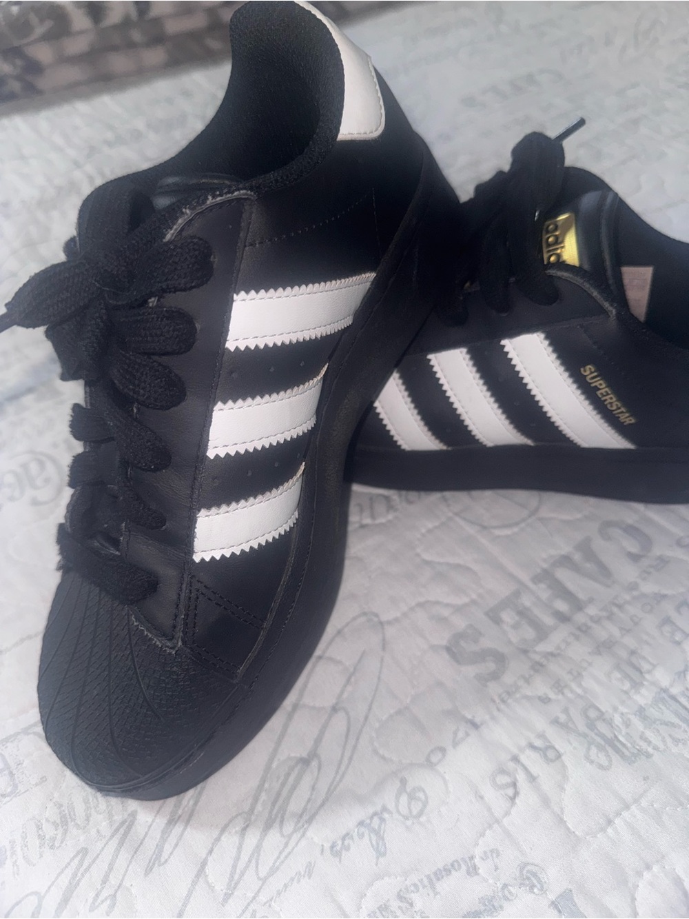 adidas Black & White Classic Sneakers - Picture 2 of 5